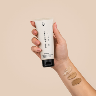 Avocado Zinc,SPF50 Natural Tinted Moisturiser,694536823044,Sunscreen,Skin-Nomad