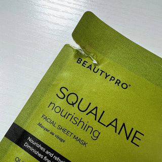 BEAUTYPRO,SQUALANE Nourishing Sheet Mask - 100% Biodegradable, Vegan,mask,,Skin-Nomad