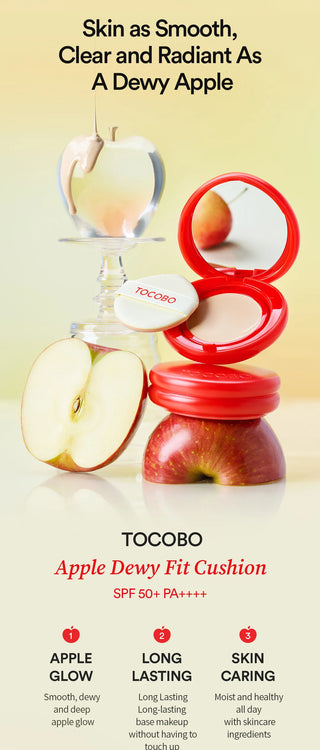 TOCOBO,Apple Dewy Fit Cushion,cushion foundation,8809835061796,Skin-Nomad