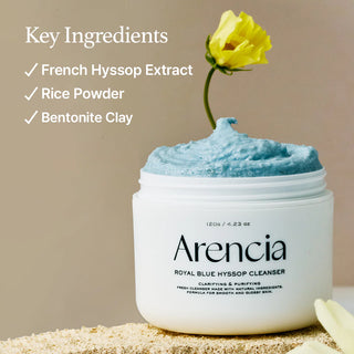 ARENCIA,Blue Hyssop Rice Mochi Cleanser,8809562191070,Facial Cleansers,Skin-Nomad