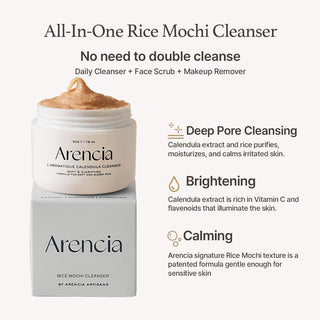 ARENCIA,Fresh Calendula Mochi Cleanser,8809562191827,Facial Cleansers,Skin-Nomad