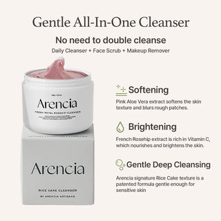 ARENCIA,Fresh Royal Rosehip Mochi Cleanser,8809562191803,Facial Cleansers,Skin-Nomad