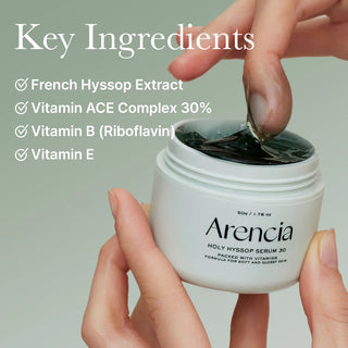 ARENCIA,Holy Hyssop Serum 30,Face Serums,Skin-Nomad