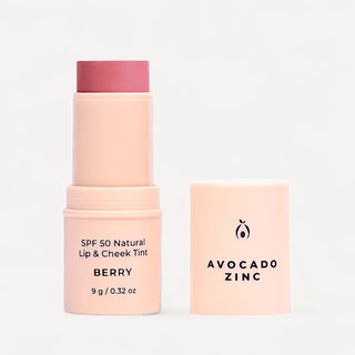 Avocado Zinc,SPF 50 Natural Lip & Cheek Tint,blush,694536823099,Skin-Nomad