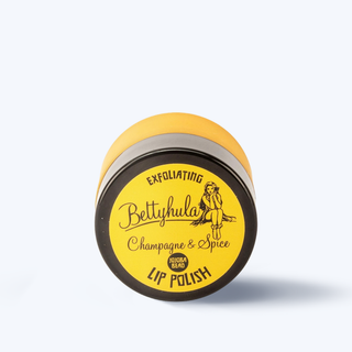 BettyHula Exfoliating Lip Scrub, Champagne & Spice