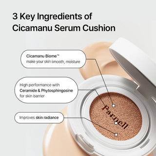 Parnell,Cicamanu Serum Cushion SPF45 PA++,cushion foundation,8809704093163,Skin-Nomad