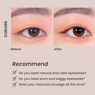 Heimish,Dailism Smudge Stop Mascara Curling,Makeup,Skin-Nomad