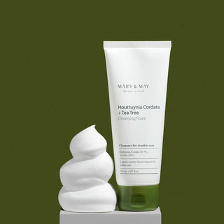 Mary&May,Houttuynia Cordata + Tea Tree Cleansing Foam,8809670680978,Facial Cleansers,Skin-Nomad