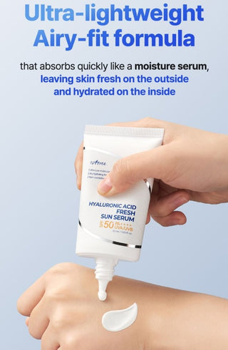 ISNTREE,Hyaluronic Acid Fresh Sun Serum SPF50+ PA++++,Sunscreen,Skin-Nomad