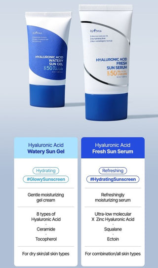 ISNTREE,Hyaluronic Acid Watery Sun Gel SPF50+,sunscreen,8809686384204,Skin-Nomad