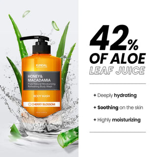 KUNDAL,Honey & Macadamia Pure Body Wash,Body Care,Skin-Nomad