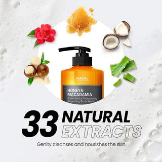 KUNDAL,Honey & Macadamia Pure Body Wash,Body Care,Skin-Nomad