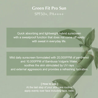 KAINE,Green Fit Pro Sun,8809864752504,Sunscreen,Skin-Nomad