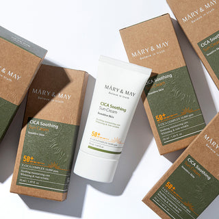 Mary&May,CICA Soothing Sun Cream SPF50+,8809670681609,Sunscreen,Skin-Nomad