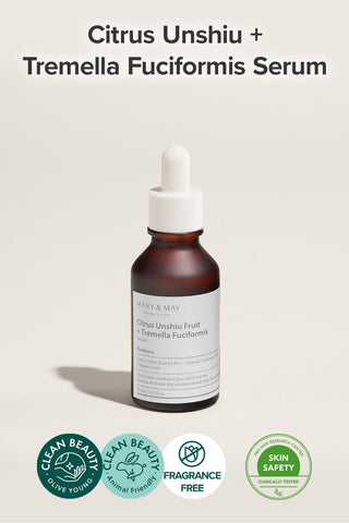 Mary&May,Citrus Unshiu + Tremella Fuciformis Serum,8809670680855,Lotions & moisturisers,Skin-Nomad