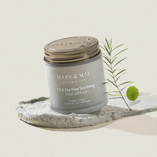 Mary&May,CICA Tea Tree Soothing Wash off Pack,8809670681579,Skin Care Masks & Peels,Skin-Nomad
