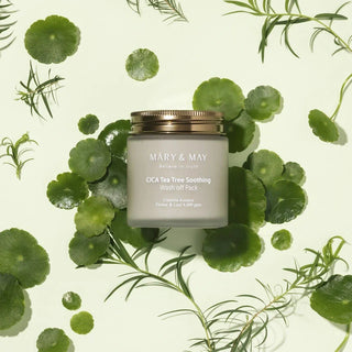 Mary&May,CICA Tea Tree Soothing Wash off Pack,8809670681579,Skin Care Masks & Peels,Skin-Nomad