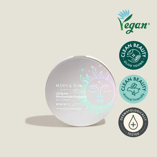 Mary&May,Vegan Niacinamide Panthenol Sun Cushion SPF50+,8809670682040,Sunscreen,Skin-Nomad