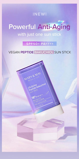 Mary&May,Vegan Peptide Bakuchiol Sun Stick SPF50+,8809670682033,Sunscreen,Skin-Nomad