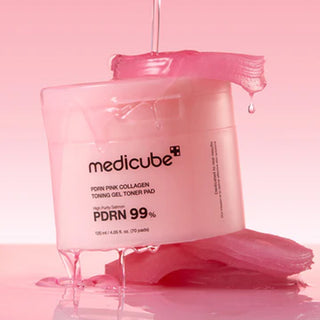 Medicube,PDRN Pink Collagen Toning Gel Toner Pad,Skin Care Tools,Skin-Nomad