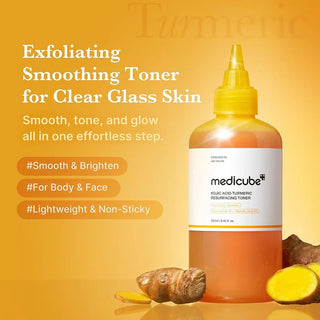 Medicube,Kojic Acid Turmeric Resurfacing Toner,Facial Cleansers,Skin-Nomad