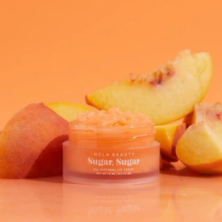 NCLA Beauty,Sugar Sugar Peach Lip Scrub,672975277338,Lip Balms & Treatments,Skin-Nomad