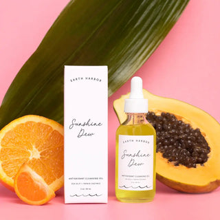 Earth Harbor,Cleansing Oil: Papaya Antioxidants + Enzymes,,Facial Cleansers,Skin-Nomad