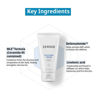 ZEROID,Soothing Cream,Lotions & moisturisers,Skin-Nomad