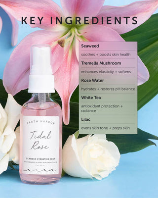 Earth Harbor Naturals TIDAL ROSE Seaweed Hydration Mist
