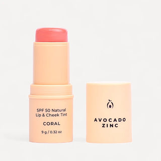 Avocado Zinc,SPF 50 Natural Lip & Cheek Tint,blush,694536823099,Skin-Nomad