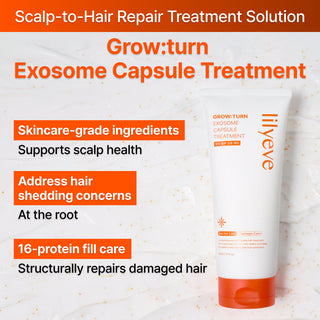 lilyeve Grow:Turn Exosome Capsule Treatment — scalp application